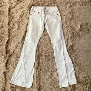 True Religion White Jeans Joey 28